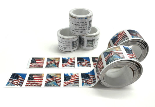 Roll of Stamps - 2024 US Flags